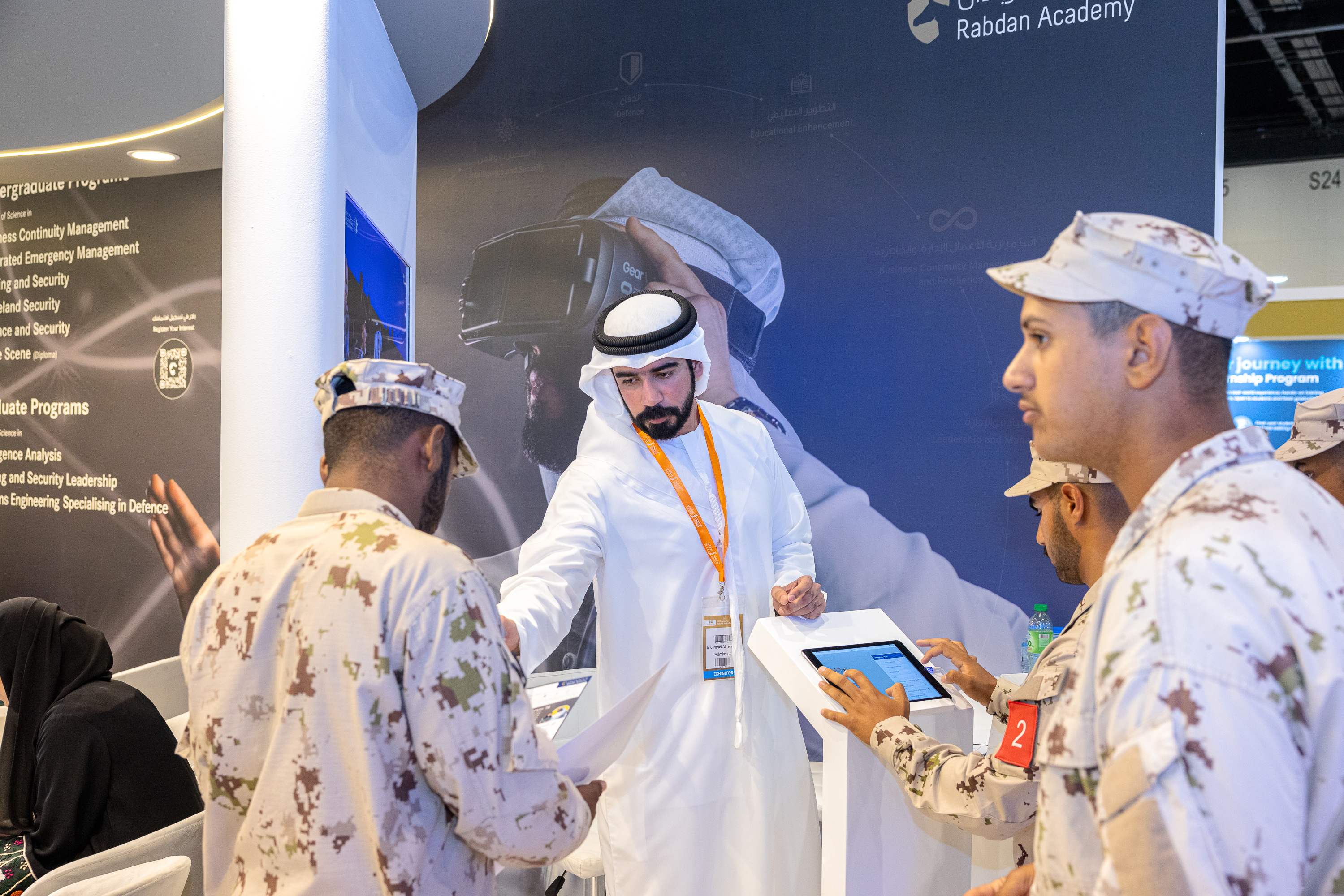 Rabdan Academy Marks Impactful Presence at National Service Career Fair